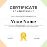 Certificate of Achievement