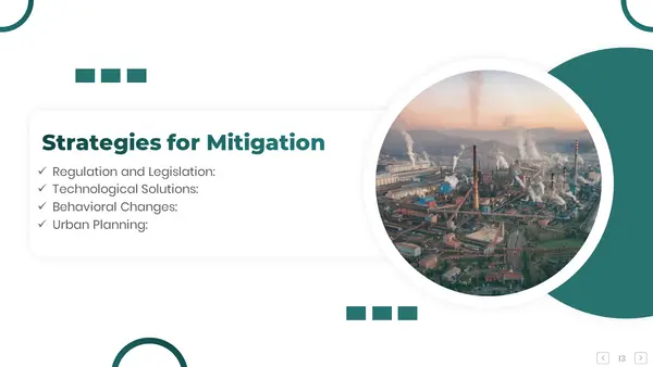Strategies for Mitigation Template