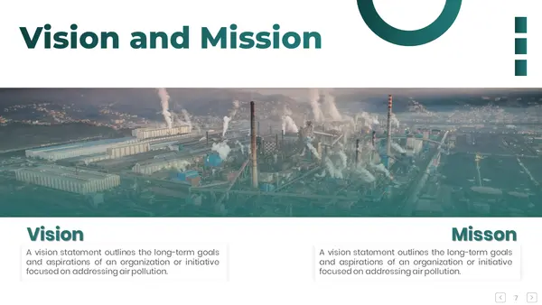 Vision and mission to Air Pollution