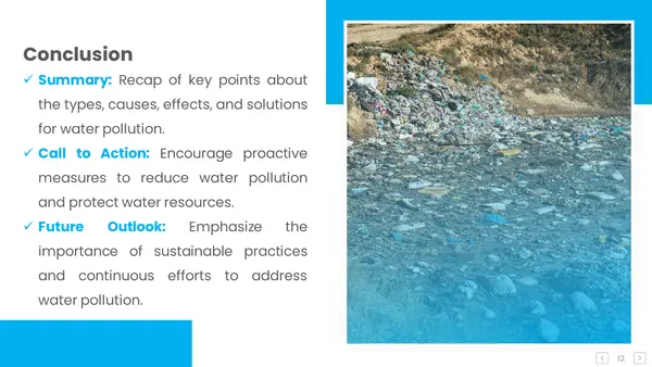 Water Pollution Template Download for free