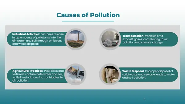 Causes of Pollution Presentation