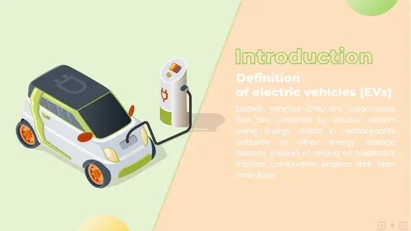Introduction to Electric Vehicles PowerPoint Templates