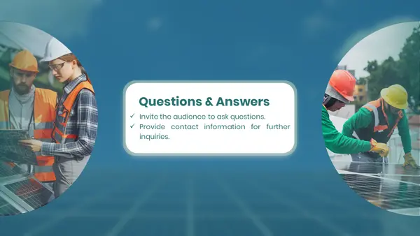 Questions & Answers (Solar energy Template)