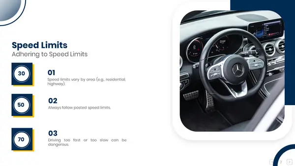 Speed Limits (Traffic Rules PDF Templates)