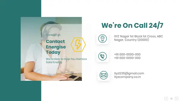 Support ( Download solar energy PowerPoint Template)