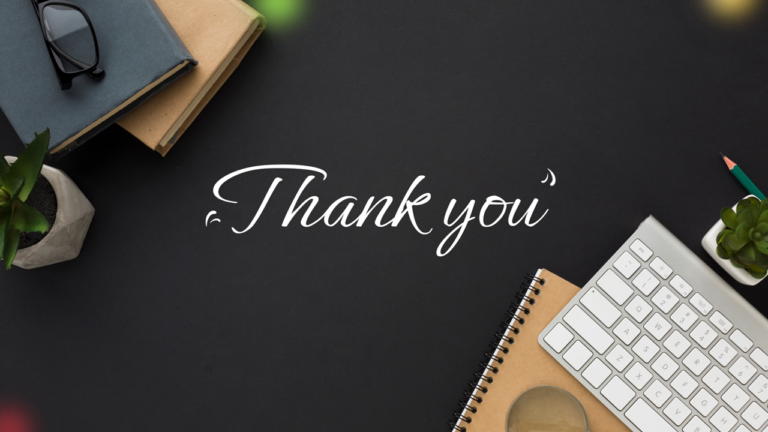Thankyou Slide ( Electric Vehicles PowerPoint Templates)