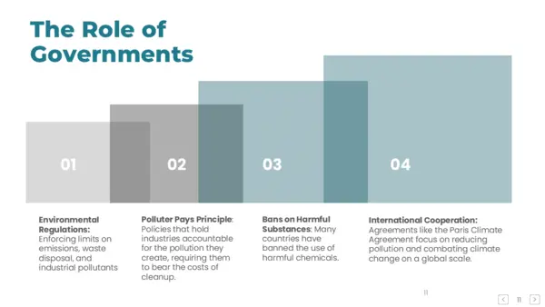 The Role of Governments